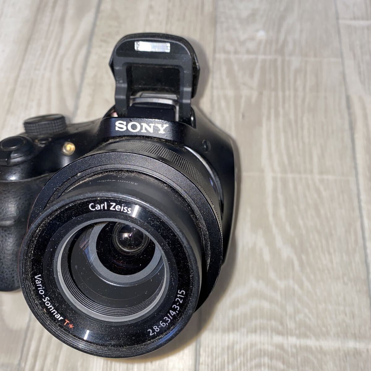 ★動作品★ SONY DSC-HX400V 50倍ズーム Carl Zeiss Vario-Sonnar T＊ バッテリー付 現状品