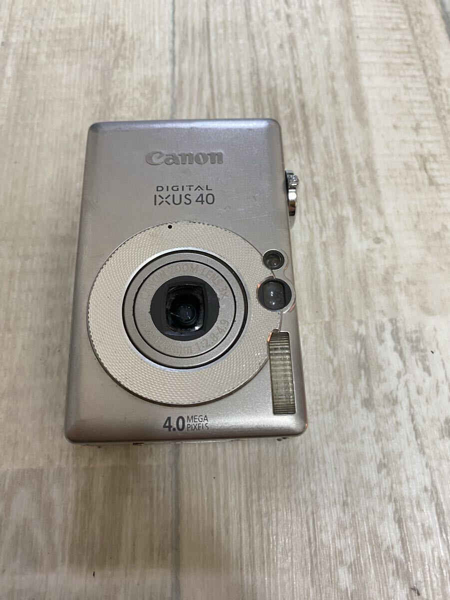【ジャンク品】Canon IXUS 40 PC1101｜電源確認のみ｜動作未確認｜本体のみ