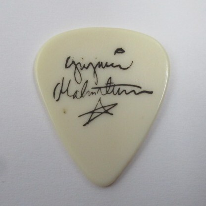 ★イングヴェイ・マルムスティーン Yngwie Malmsteen 1986 日本公演 Japan Tour ギターピック