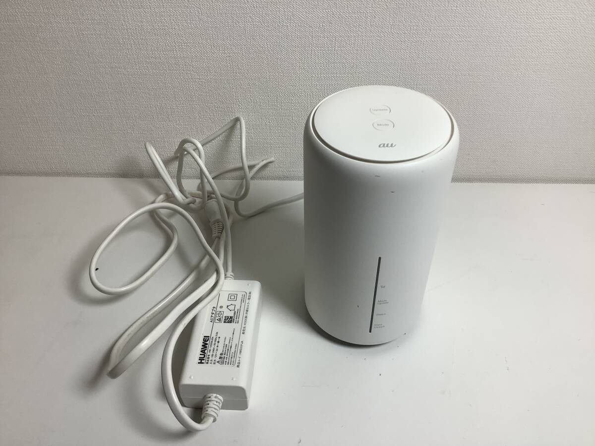 2603236 ホームルーター ファーウェイ HUAWEI au KDDI HWS 33MWA Wi-Fi 動作確認済み 現状品 ホワイト