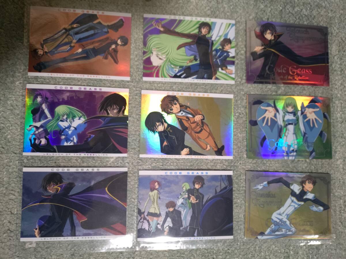 コードギアス カードダスマスターズ 1＆2 フルコンプ まとめ売り 153枚ダブリなし