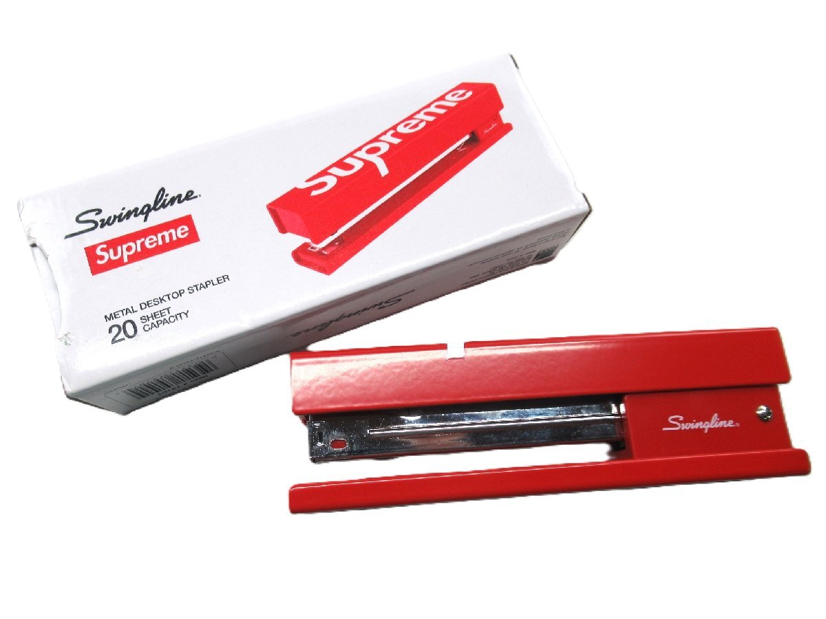 ☆【B送900円】3336　未使用品　Supreme×Swingline シュプリーム×スイングライン　METAL DESKTOP STAPLER　ホッチキス　コラボ　事務用品