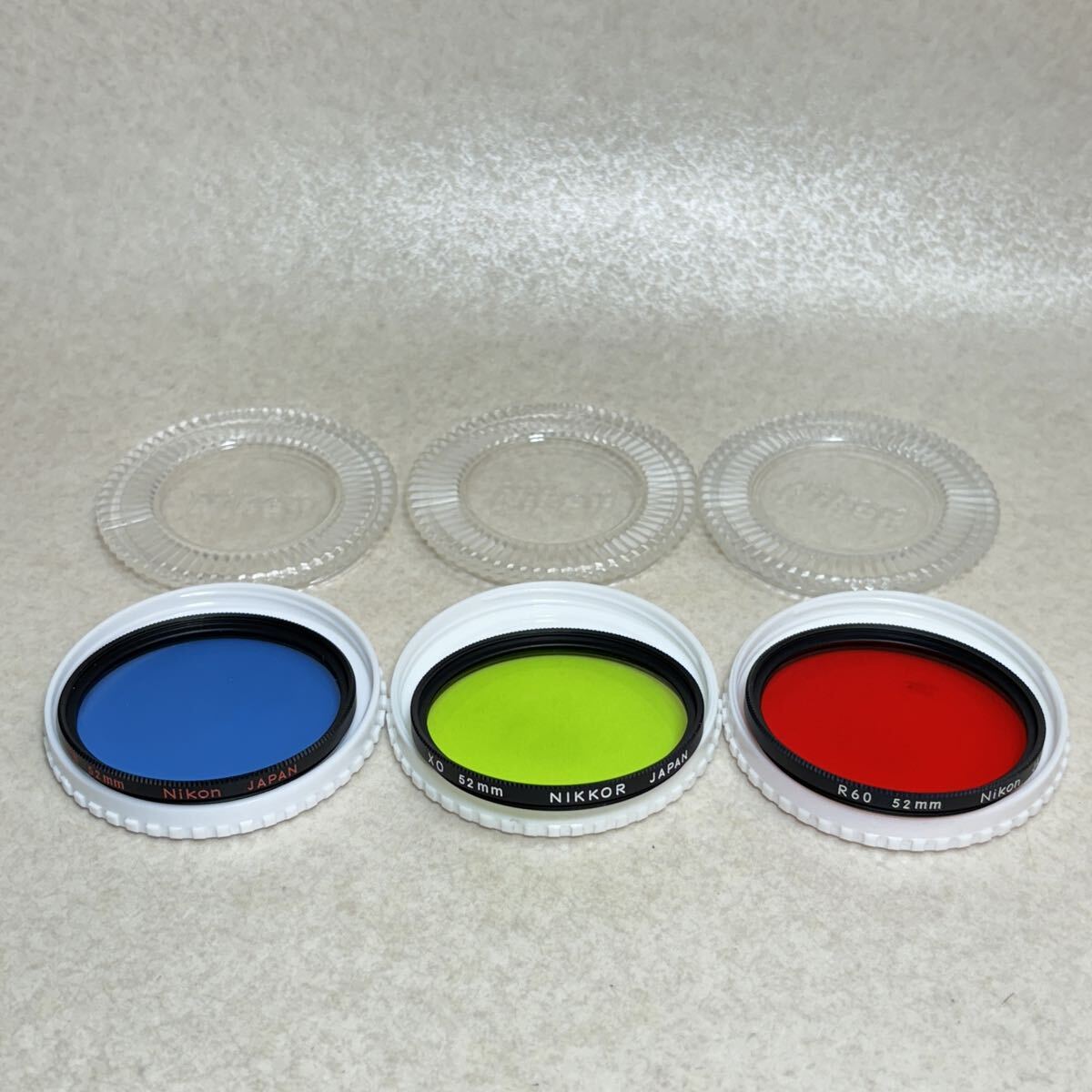 8 - 31 ）ニコン Nikon フィルター R60 XO B8 / 52mm 3個 