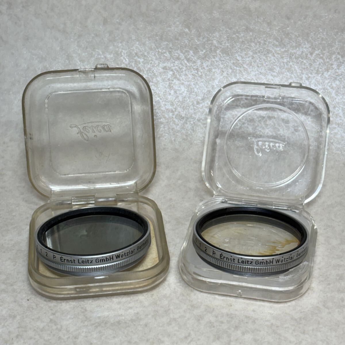 8 - 17 ）ライカ Leica Ernst Leitz GmbH Wetzlar Germany ネジ込み式偏光フィルター 2点セット　