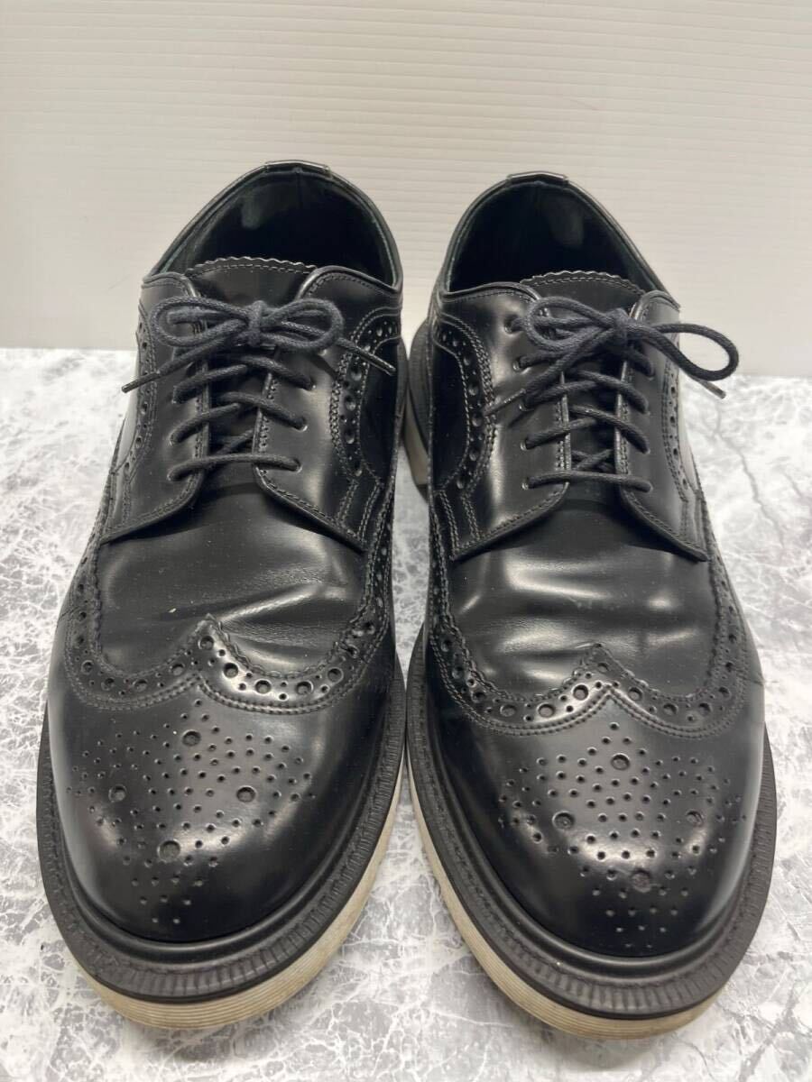 ★★送料無料！！Loake ローク ホワイトラバーウイングチップ 希少！！メンズシューズ　ウイングチップ　黒 シューツリー付き　#80209MO209