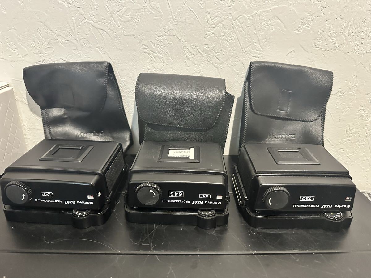 Mamiya RZ67 Pro II 6x7 645 120 Roll Film Back Holder マミヤ フィルムバック フィルムカメラ