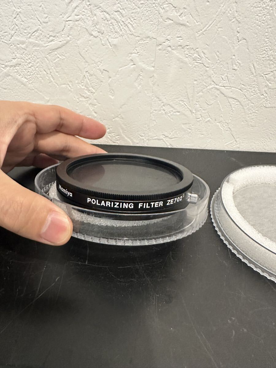 Mamiya 7 7II ZE702 PL Polarizing Filter AN701 Adapter For マミヤ フィルター