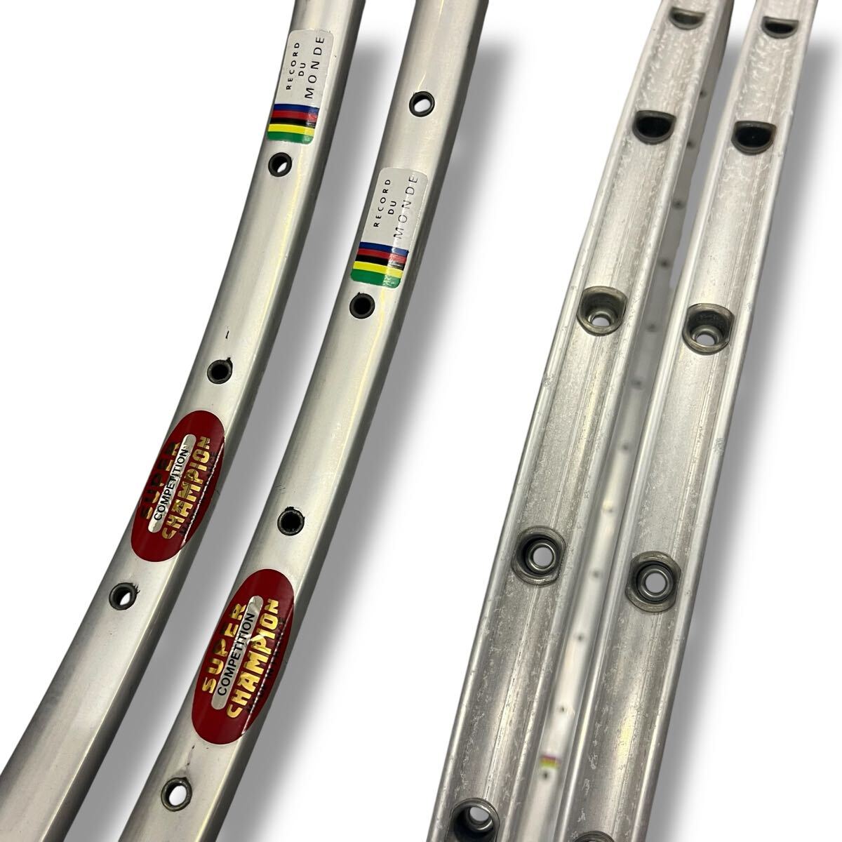 当時物/未使用/SUPER CHAMPION/リム/2本/32H/RECORD DU MONDE/アルミ製/700C/チューブラー/スポルティーフ/フランス製/ロードレーサー/