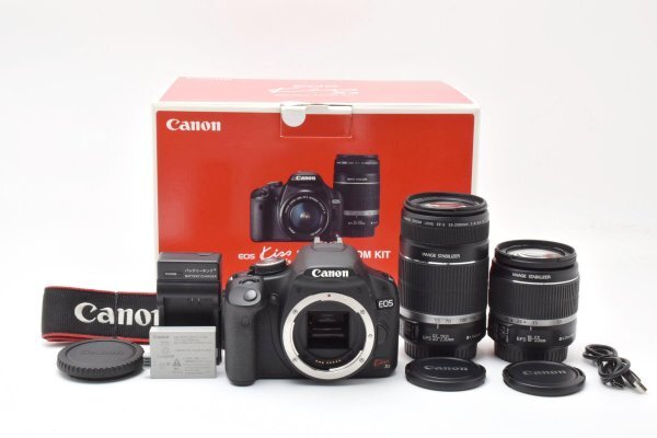 ★超美品★初心者にオススメ！ キャノン Canon EOS Kiss X3 ダブルズームキット #21925MTT
