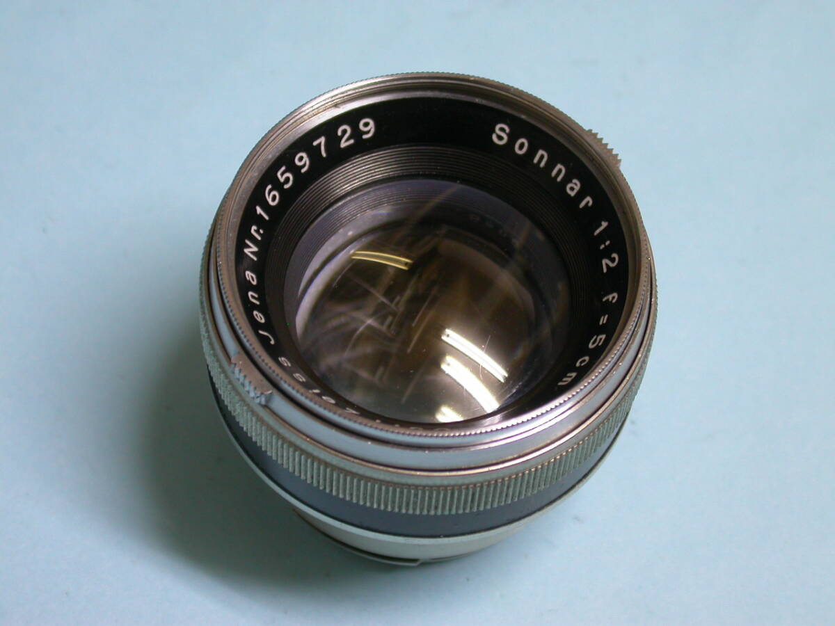 ツァイスイコンContax用イエナ黒ゾナー50/2BK-Ni-Cr#1659729 後期 美品 超レア