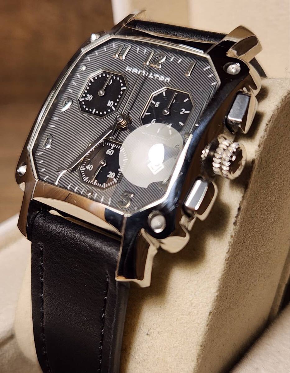 送料込み　Hamilton LLOYD Quartz ハミルトン　ロイド　クオーツ　腕時計　ジャズマスター　jazzmaster khaki カーキ