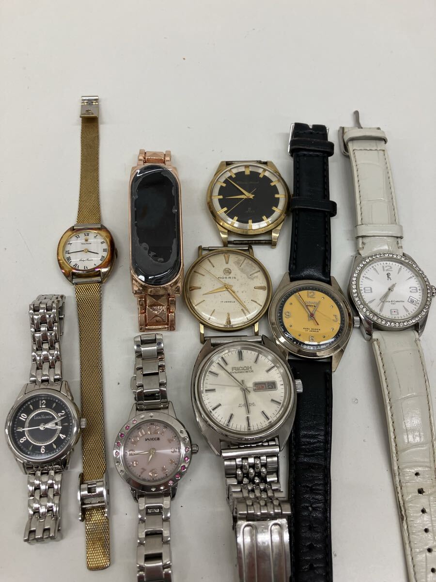 【Q1512-i】時計 腕時計 クォーツ 手巻き　9点 まとめ　RICOH chateau legra valencia MOERIS Wicca Waltham など