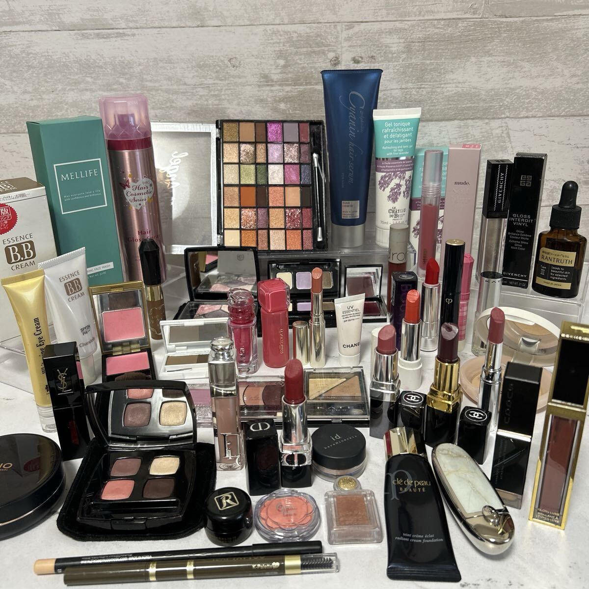 1円〜 シャネル CHANEL DIOR クレドポーボーテ 化粧品セット コスメセット デパコス 中古コスメ アイシャドウ 美品 残量多 口紅 1スタ b2