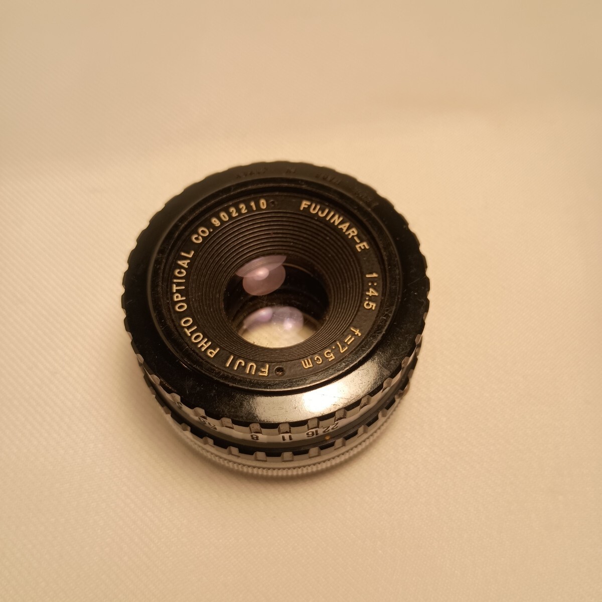 FUJINAR-E 7.5cm F4.5 FUJI PHOTO OPTICAL CO. レンズ　引き伸ばしレンズ　ジャンク品