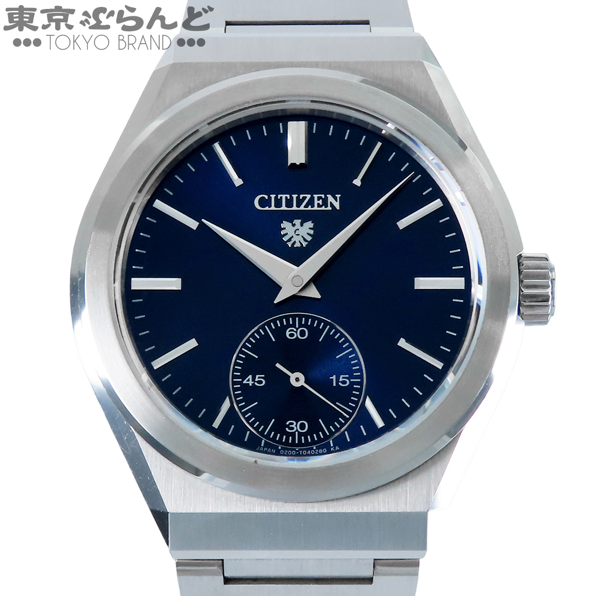 101852228 シチズン CITIZEN ザシチズン NC0200-81L 0200-T027113 ブルー メカニカル スモールセコンド 箱保証書付 腕時計 メンズ 自動巻