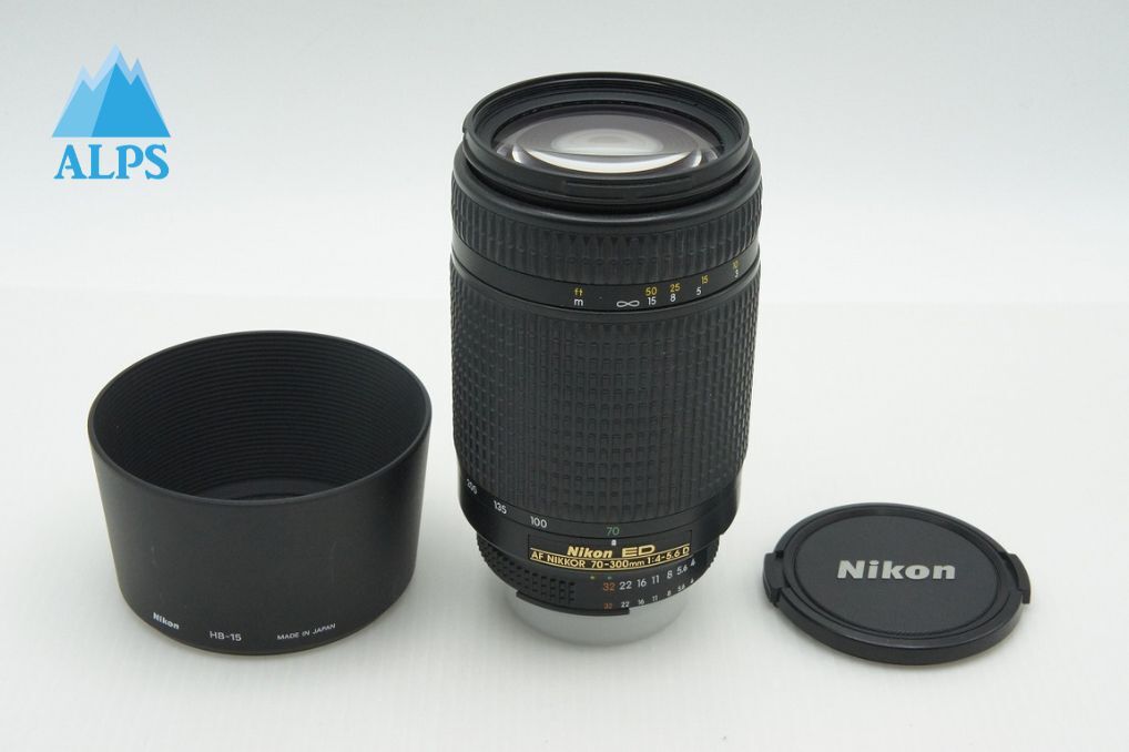 Nikon ニコン AF NIKKOR ED 70-300mm F4-5.6D ズームレンズ フード付 260303aa【アルプスカメラ】