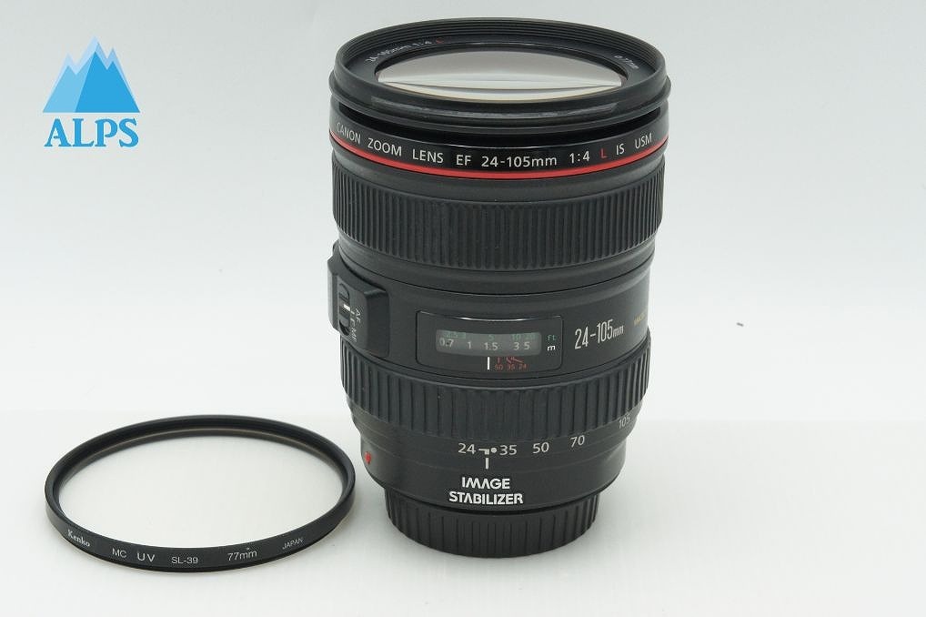 Canon キヤノン EF 24-105mm F4L IS USM ズームレンズ 260302t【アルプスカメラ】