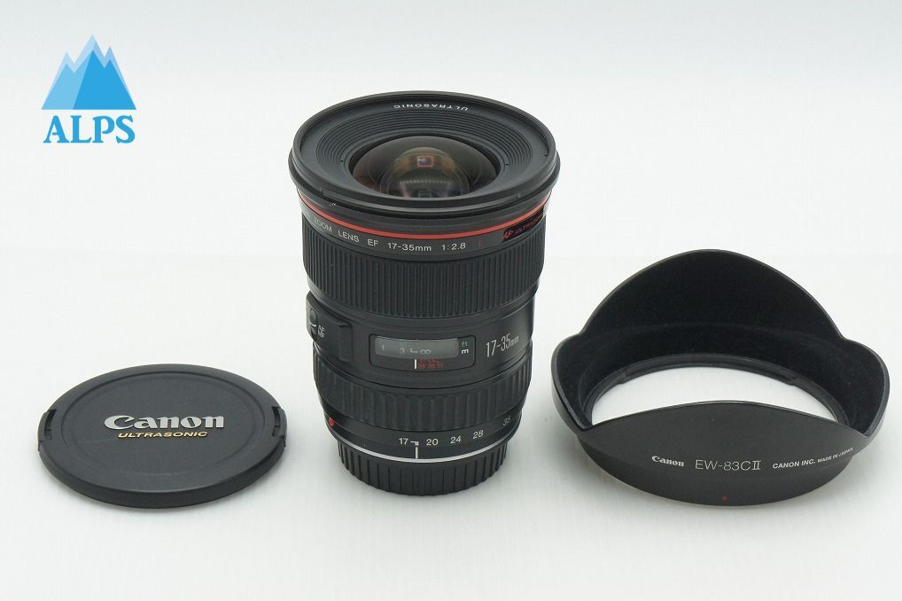 Canon キヤノン EF 17-35mm F2.8L USM フルサイズ ズームレンズ フード付 260305ab【アルプスカメラ】