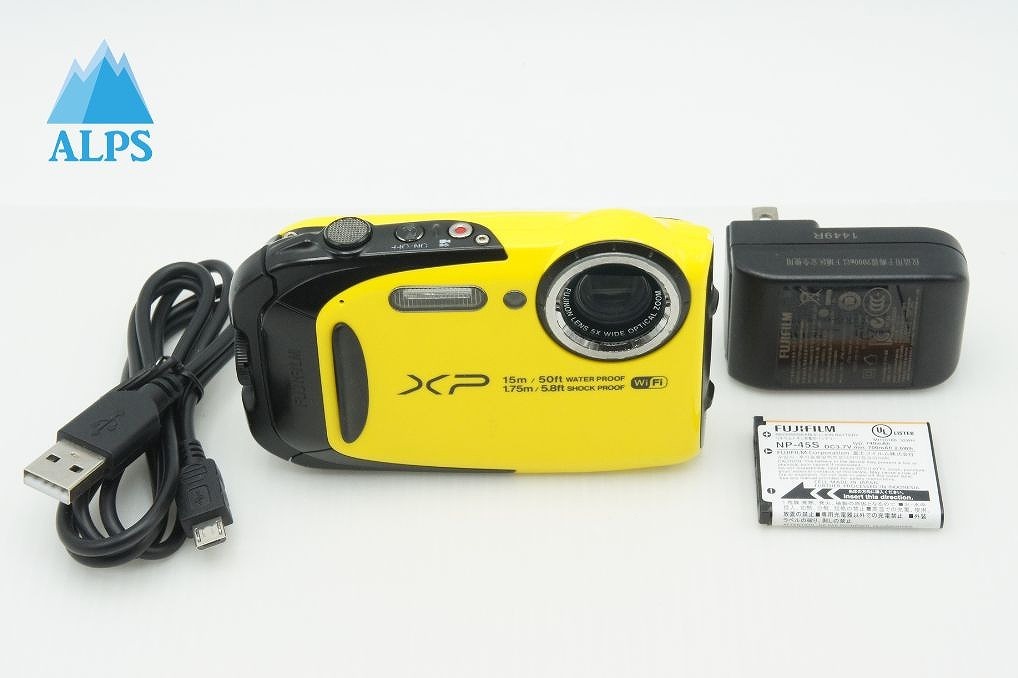 FUJIFILM フジフィルム FinePix XP80 コンパクトデジタルカメラ イエロー 260304t【アルプスカメラ】