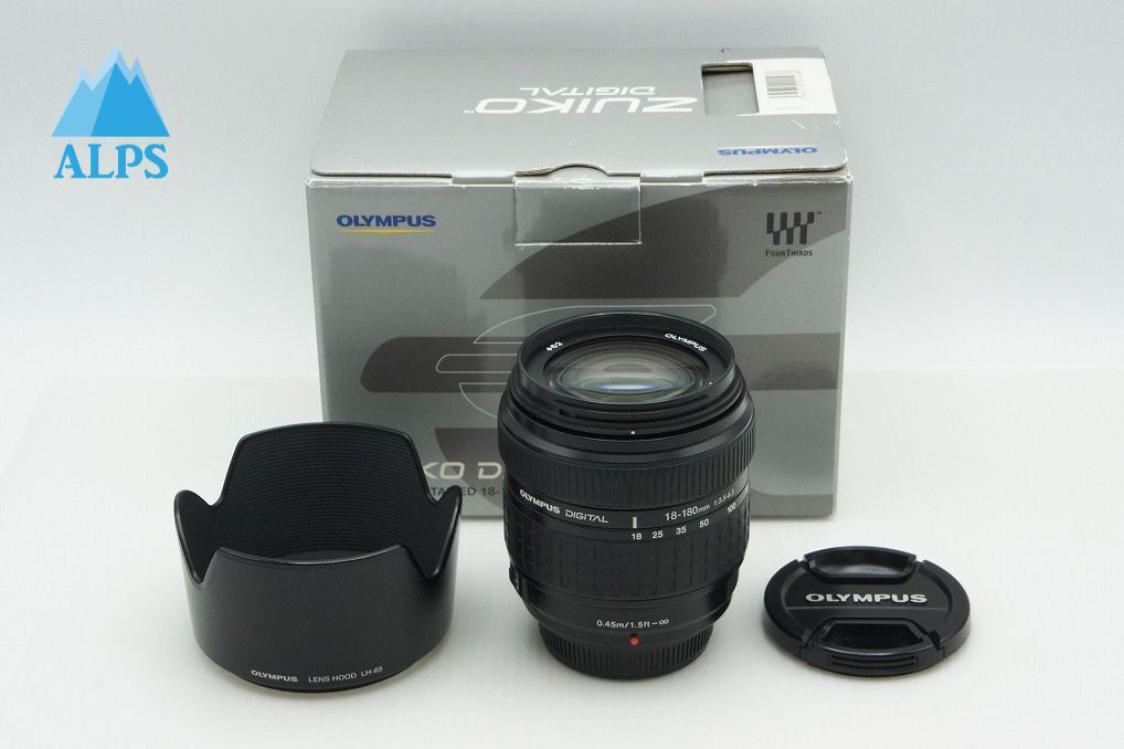 OLYMPUS オリンパス ZUIKO DIGITAL ED 18-180mm F3.5-6.3 フォーサーズ ズームレンズ 元箱付 260220f【アルプスカメラ】