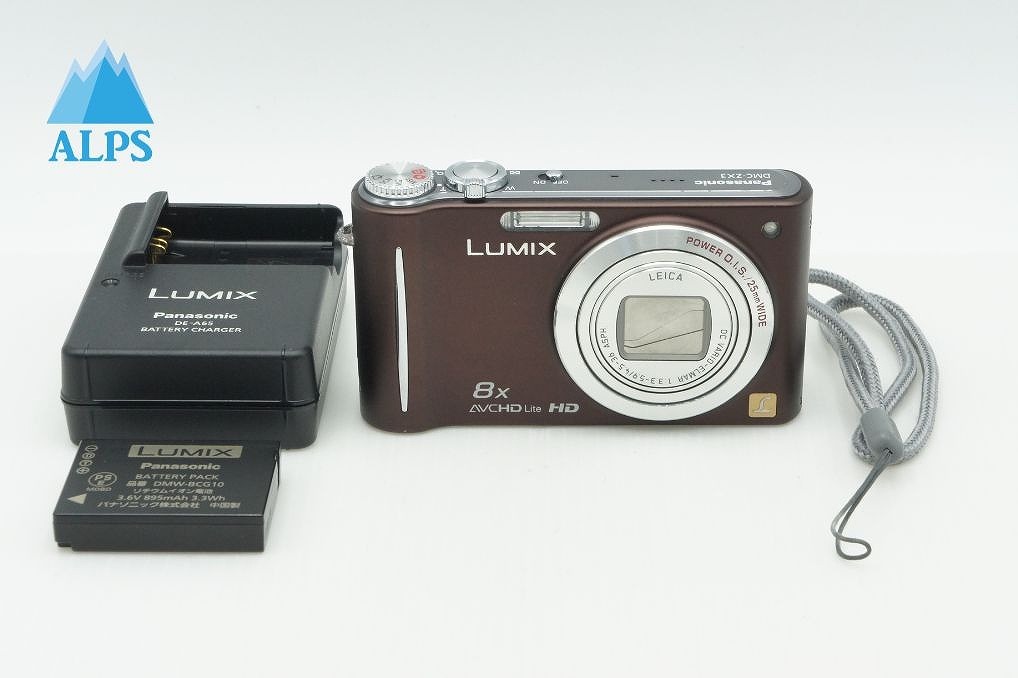 良品 Panasonic パナソニック LUMIX DMC-ZX3 コンパクトデジタルカメラ ブラウン 260302ad【アルプスカメラ】