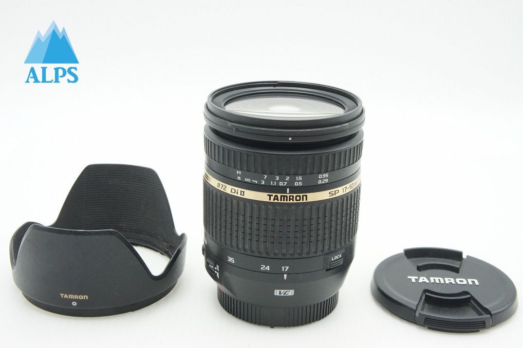 美品 TAMRON SP AF 17-50mm F2.8 XR Di II VC LD Aspherical IF B005 Canon EFマウント APS-C フード付 260310c【アルプスカメラ】