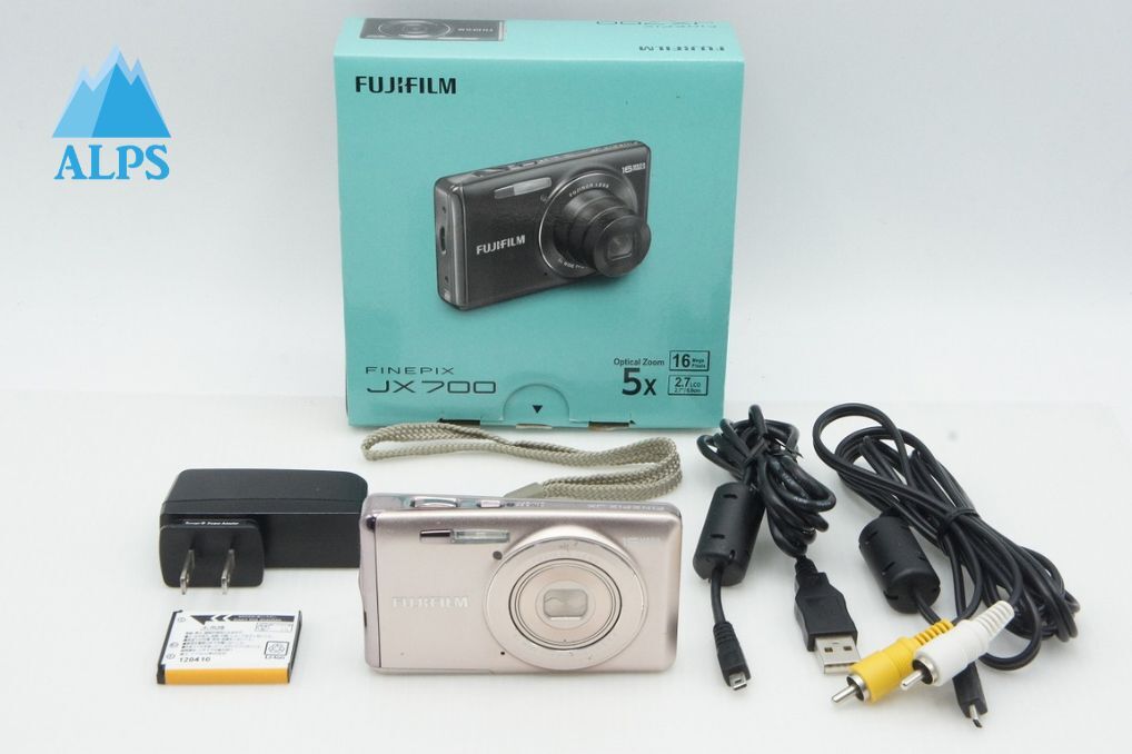 良品 FUJIFILM フジフィルム FinePix JX700 コンパクトデジタルカメラ ピンクゴールド 元箱付 260309a【アルプスカメラ】