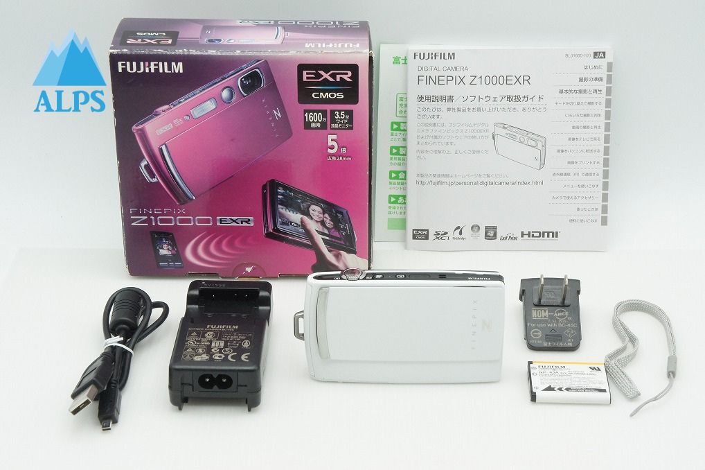 美品 FUJIFILM フジフィルム FinePix Z1000EXR コンパクトデジタルカメラ ホワイト 元箱付 260309c【アルプスカメラ】