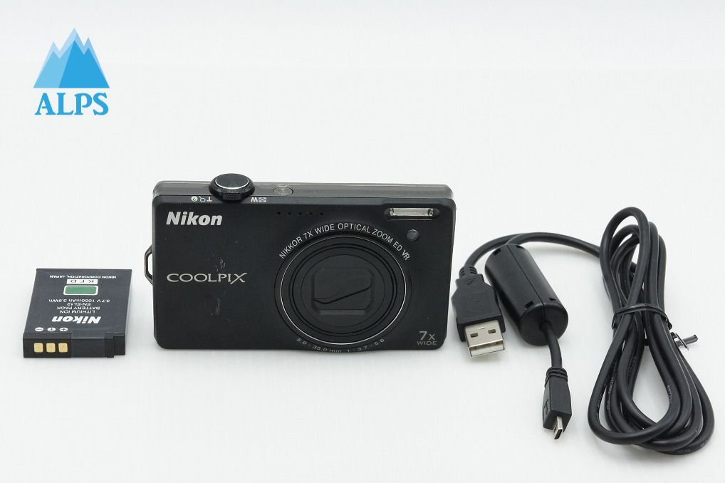 訳あり品 Nikon ニコン COOLPIX S6000 コンパクトデジタルカメラ ノーブルブラック 260313l【アルプスカメラ】