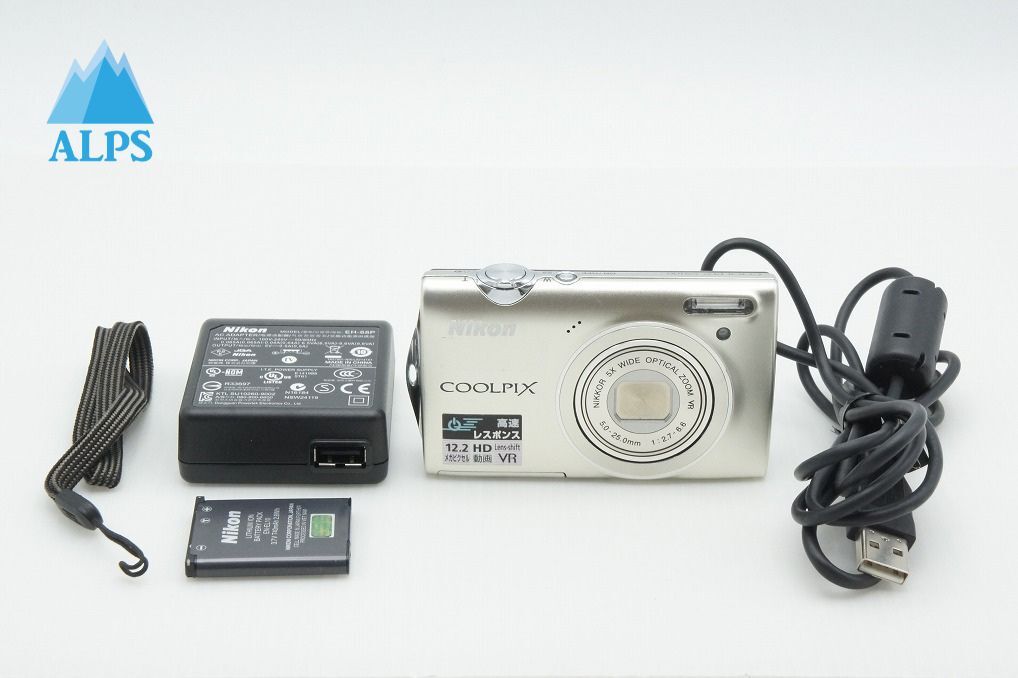 Nikon ニコン COOLPIX S5100 コンパクトデジタルカメラ ウォームシルバー 260316f【アルプスカメラ】
