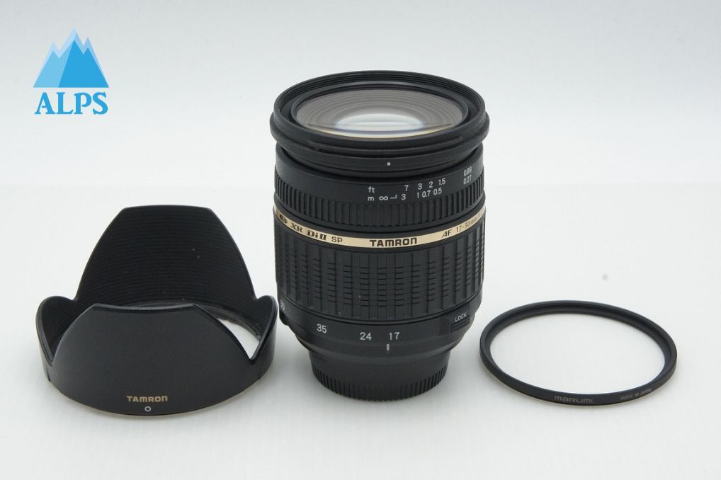 TAMRON SP AF 17-50mm F2.8 XR Di II LD Aspherical IF A16 A16N II Nikon Fマウント フルサイズ フード付 260312d【アルプスカメラ】
