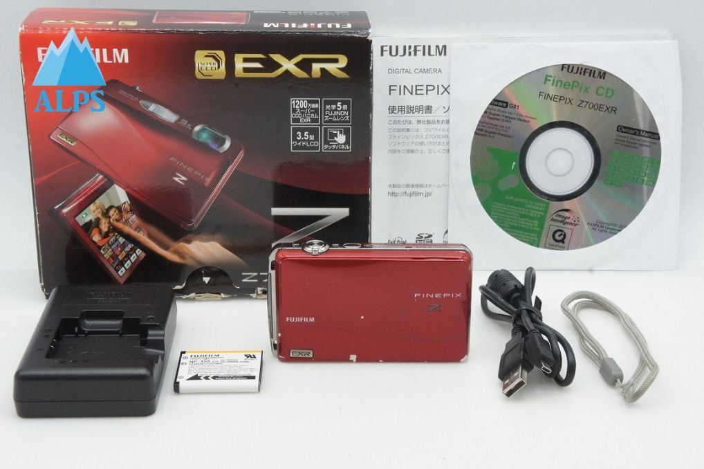 FUJIFILM フジフィルム FinePix Z700EXR コンパクトデジタルカメラ レッド 260317t【アルプスカメラ】