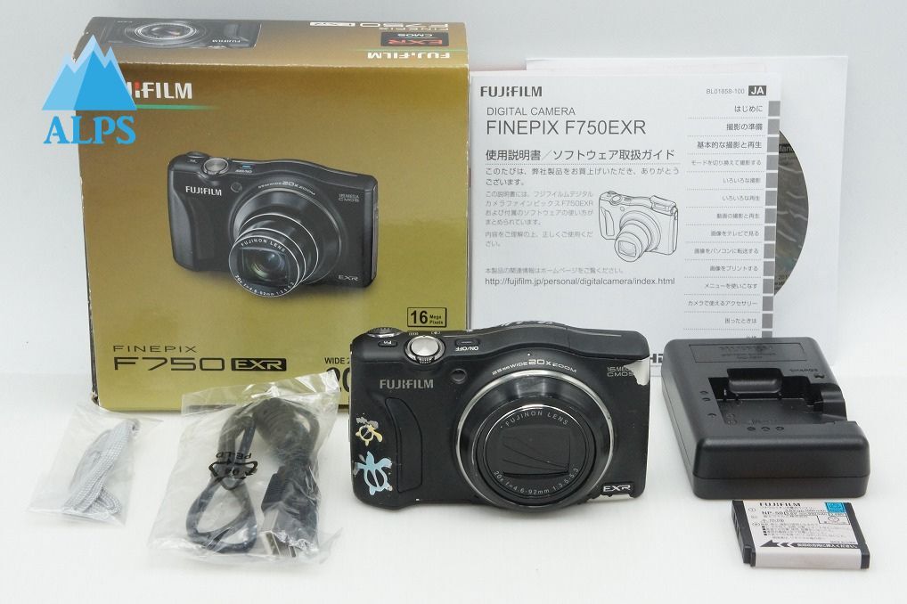 FUJIFILM フジフィルム FinePix Z750EXR コンパクトデジタルカメラ ブラック 元箱付 260313ac【アルプスカメラ】