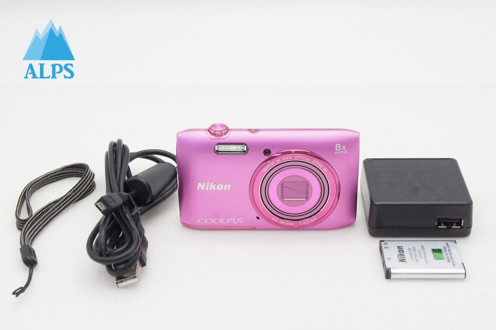 Nikon ニコン COOLPIX S3600 コンパクトデジタルカメラ アザレアピンク 260316g【アルプスカメラ】