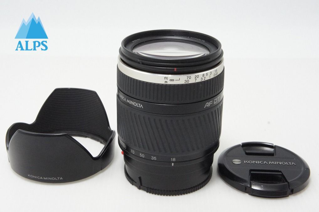 訳あり品 Konica Minolta AF DT ZOOM 18-200mm F3.5-6.3D SONY αマウント ズームレンズ フード付 260325b【アルプスカメラ】