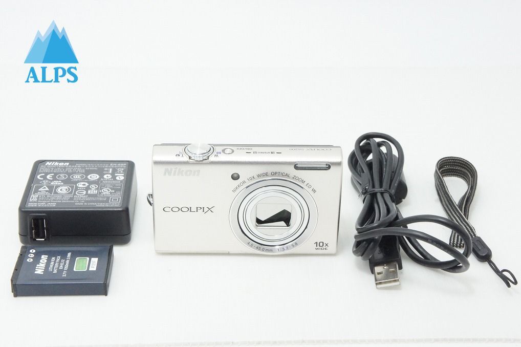 訳あり品 Nikon ニコン COOLPIX S6200 コンパクトデジタルカメラ シルバー 260327f【アルプスカメラ】