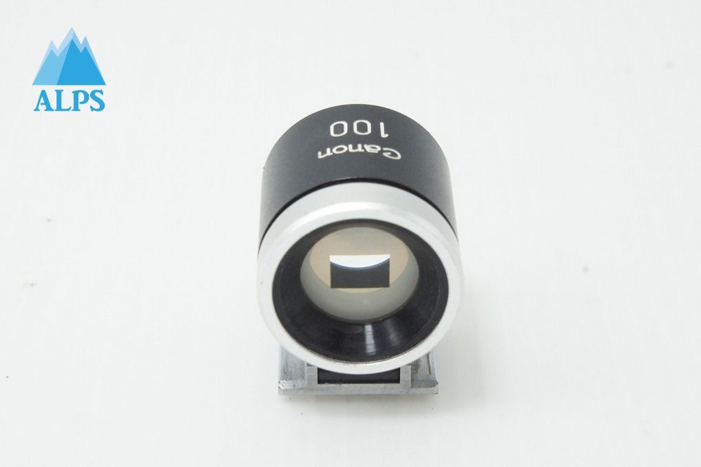 美品 Canon キヤノン 100mm ファインダー ブラック 260327ac【アルプスカメラ】