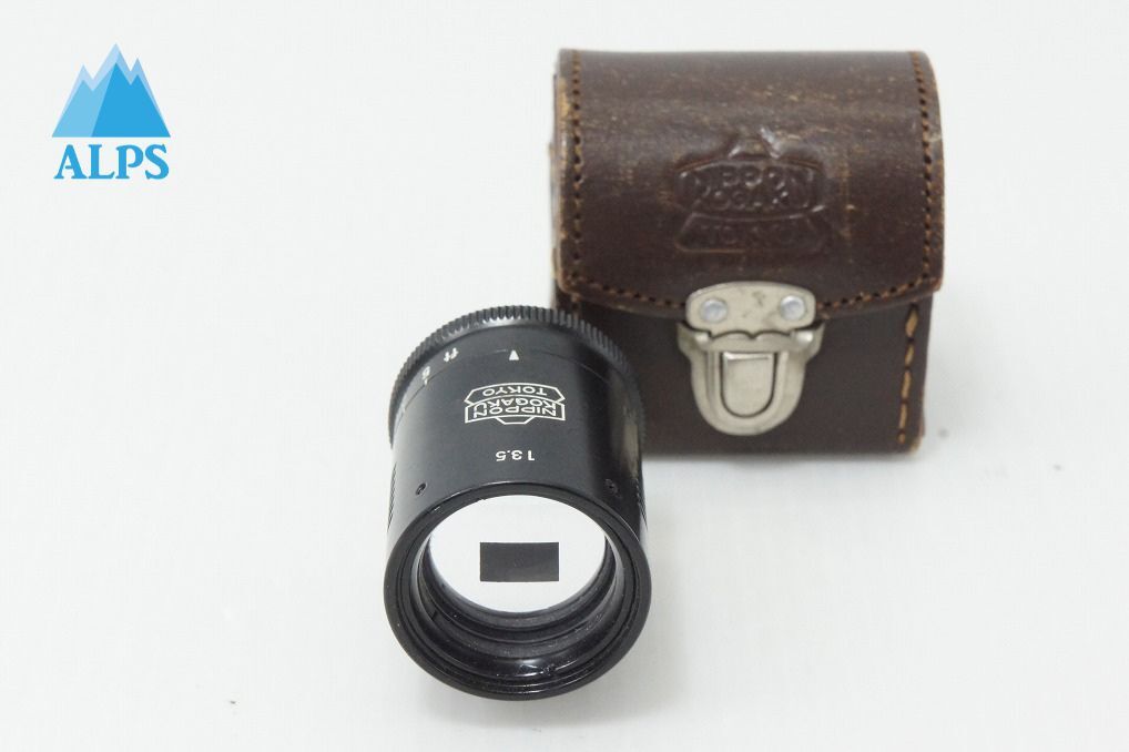 Nikon ニコン Nippon Kogaku 135mm ファインダー ブラック ケース付 260327aa【アルプスカメラ】