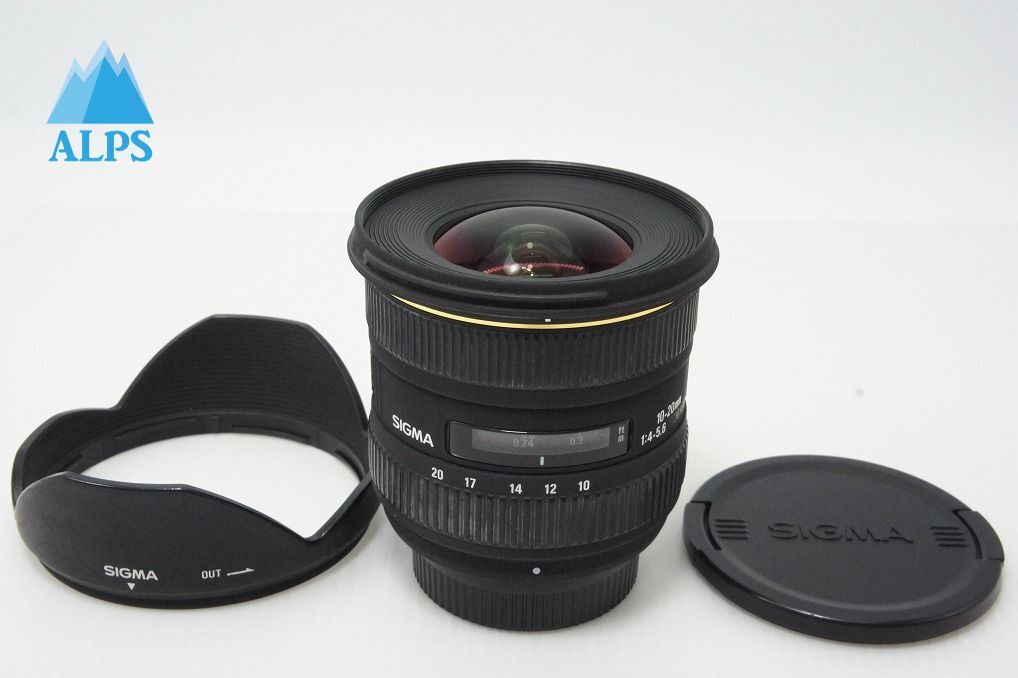SIGMA シグマ AF 10-20mm F4-5.6 EX DC HSM Nikon ニコン Fマウント APS-C ズームレンズ フード付 260330d【アルプスカメラ】
