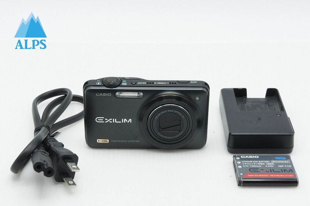 CASIO カシオ EXILIM EX-ZR10 コンパクトデジタルカメラ ブラック 260318i【アルプスカメラ】