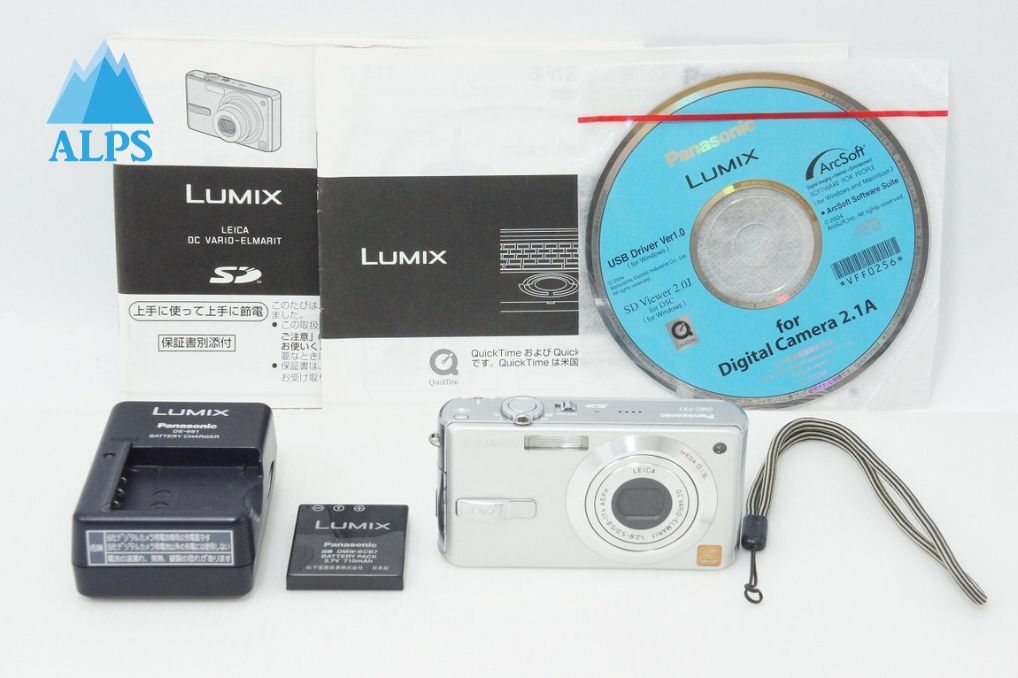 Panasonic パナソニック LUMIX DMC FX7 コンパクトデジタルカメラ シルバー 260319y【アルプスカメラ】