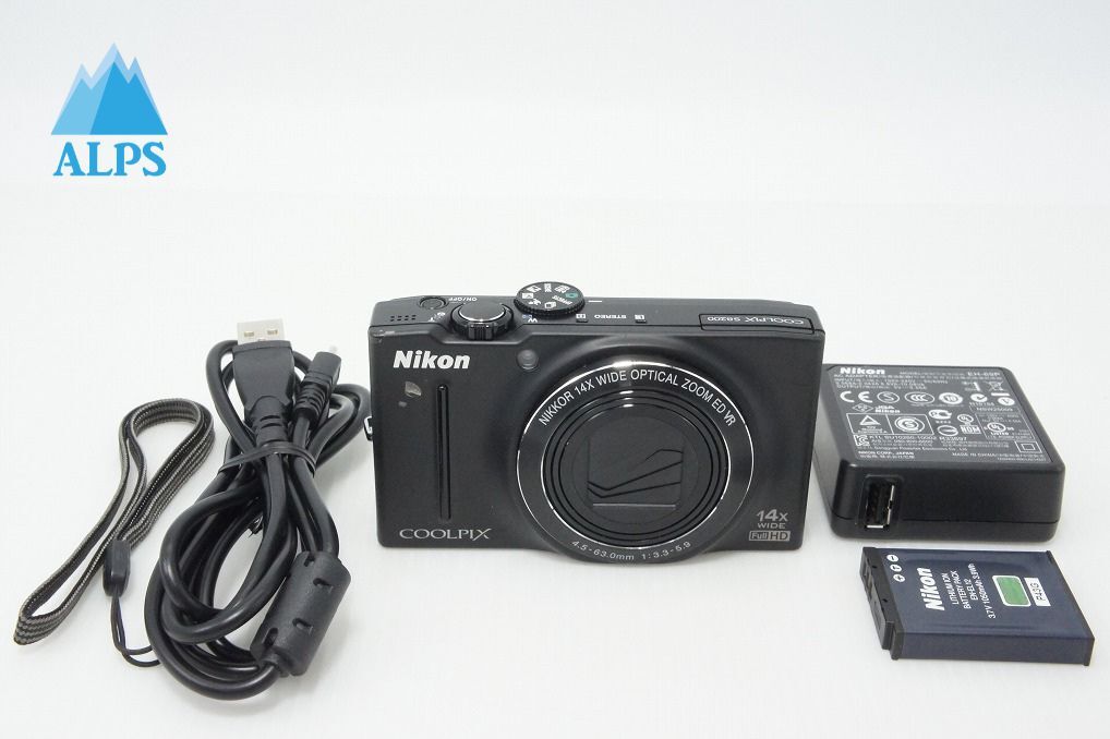 良品 Nikon ニコン COOLPIX S8200 コンパクトデジタルカメラ ノーブルブラック 260313m【アルプスカメラ】
