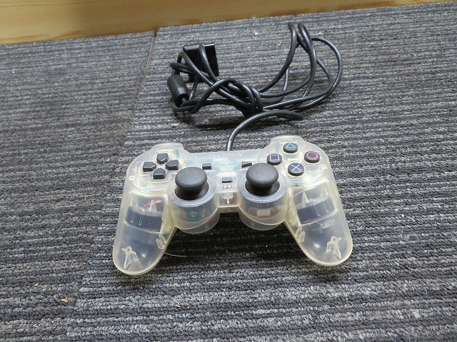 G☆SONY　ソニー SCPH-10010　スケルトン　コントローラー ◎現状品