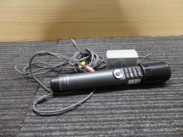 Z☆Panasonic　パナソニック SY-MK100　カラオケマイク　電源アダプタ付 ◎動作品