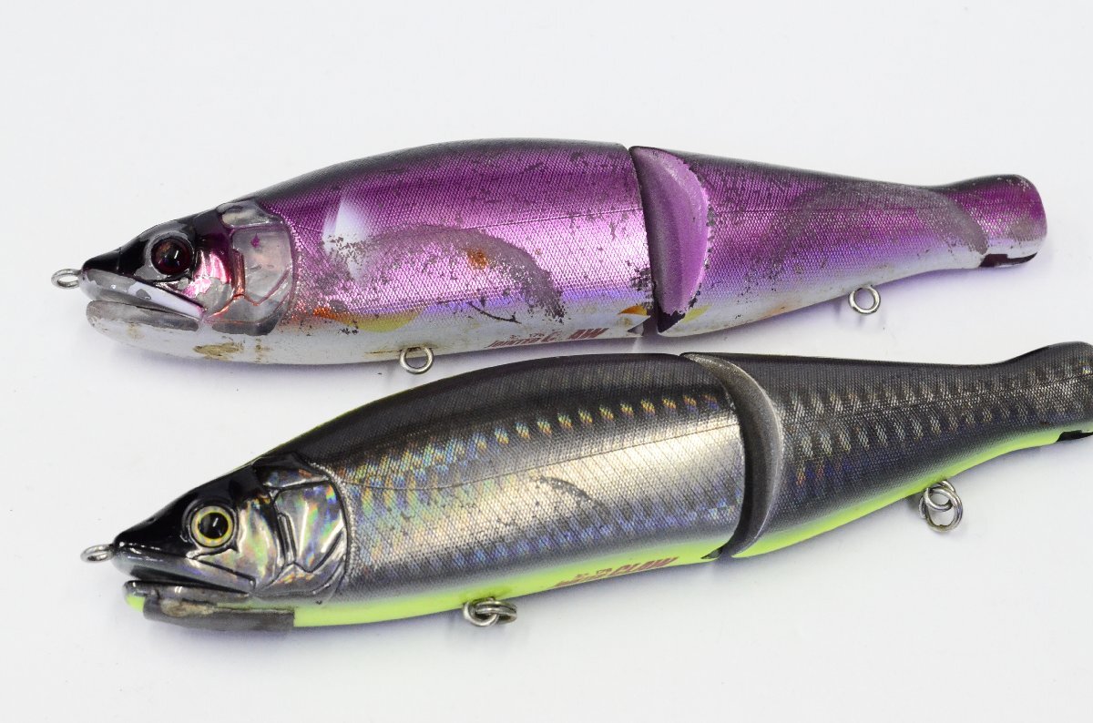 【087-30508k】◆GAN CRAFT◆2個セット●JOINTED CRAW178/タイプSとタイプF現状品