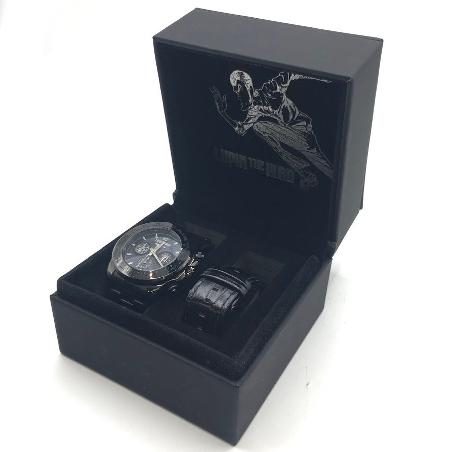 [131-2208]LUPIN THE IIIRD×FULTON｜ルパン ザ サード クロノグラフウォッチ 腕時計 アナログ電波ソーラー