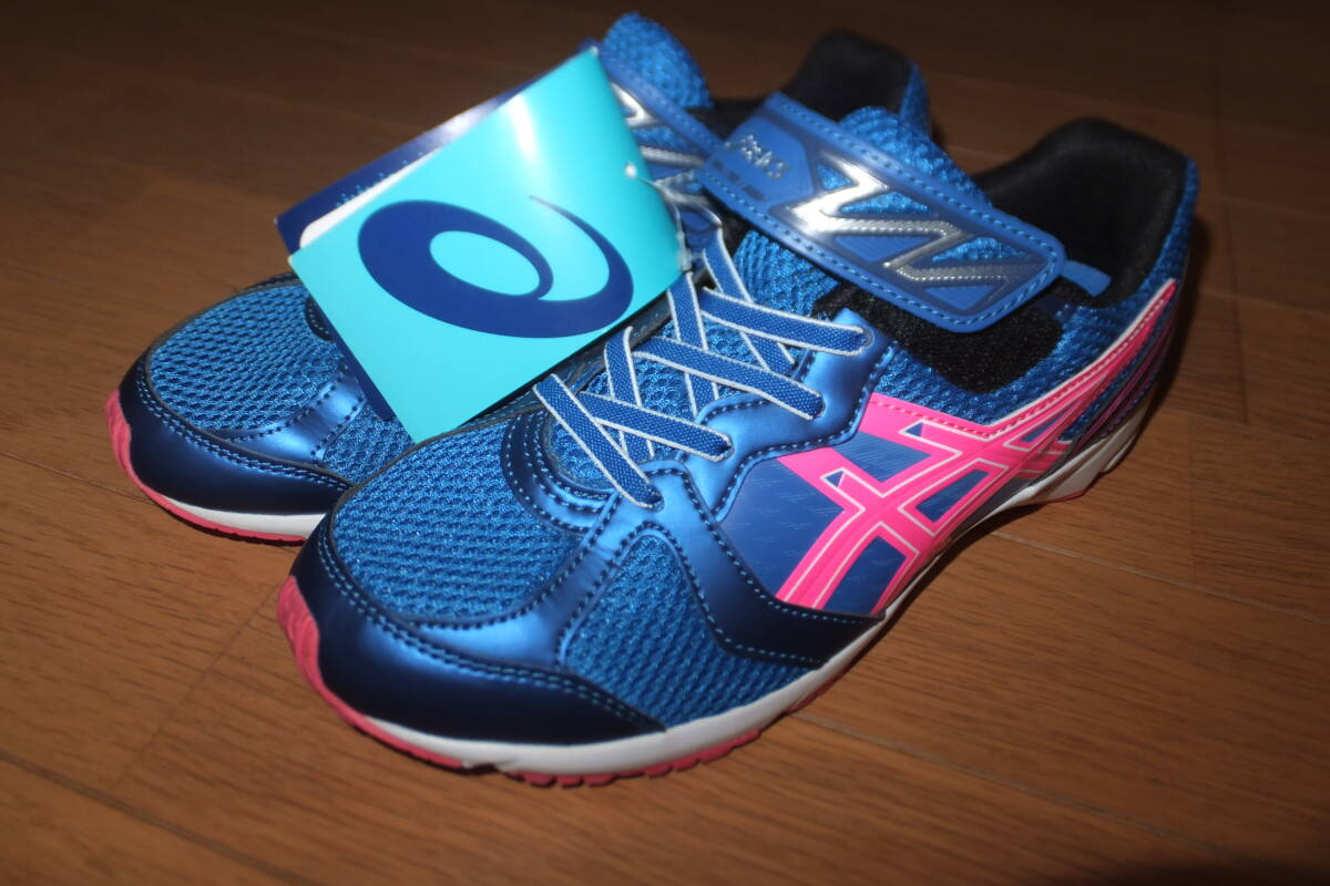 *新品 アシックス レーザービーム RC-MG ネイビーブルー/ピンク TKB-212 23.5cm 23.5センチ asics Lazer Beam 23センチ 23cm TKB212 青/桃*