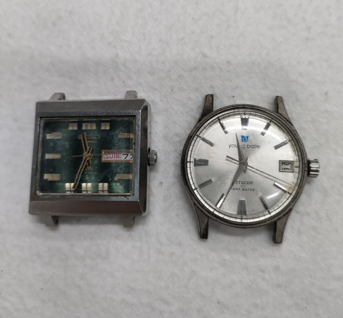 【ジャンク】 SEIKO セイコー LM 5606-5080 CITIZEN シチズン youngdate 腕時計 手巻き