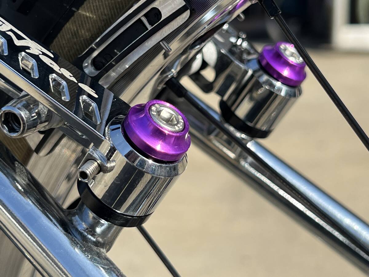 USA Downstar Vブレーキ ボルケーノワッシャ/ステンレスボルト M6x1.0 25mm USDM BMX dia compe Kuwahara CustomBMX 国内在庫 即納