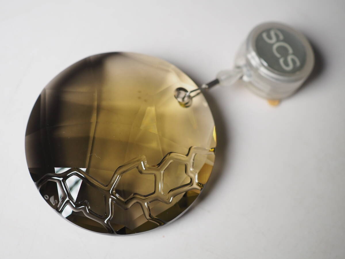 スワロフスキー Swarovski 2010年 SCS限定品 ウィンドウ オーナメント アースブラウン